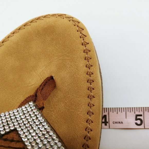 Volatile Womans Ory Flip Flop Bronze NEW - Picture 6 of 9